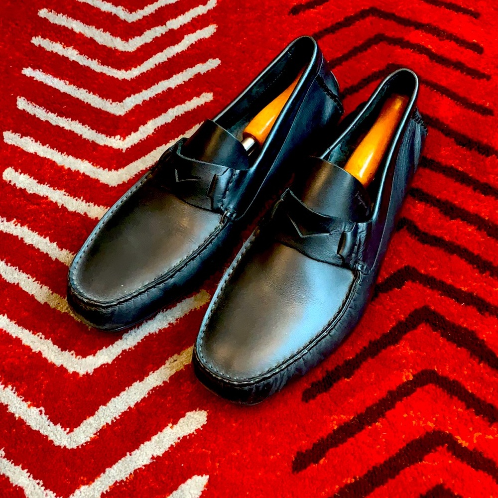 Ferragamo Driving Moc Blk 9D